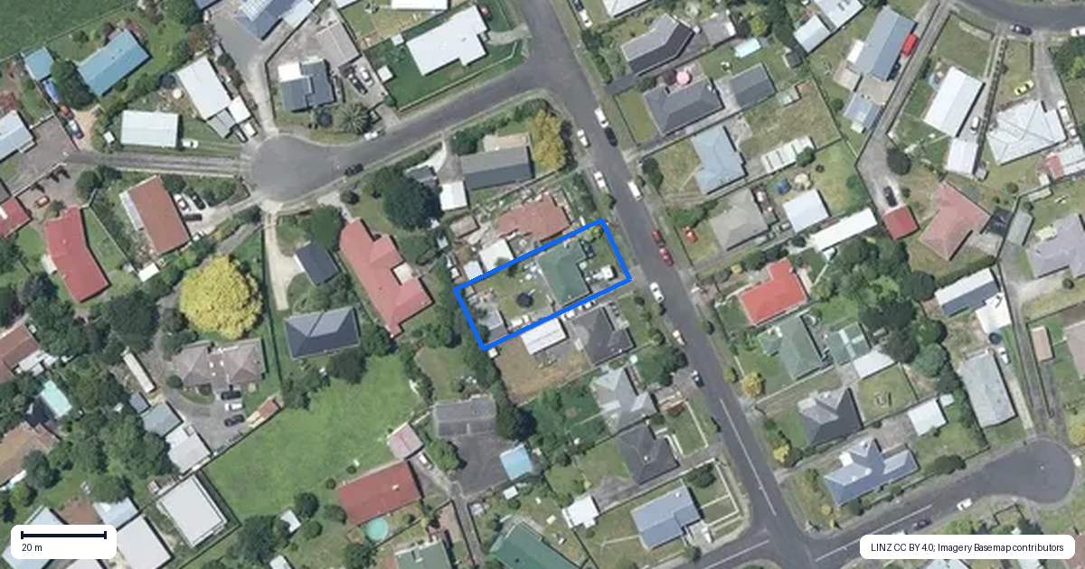 Property context map for 21 Camellia Avenue, Aramoho, Whanganui
