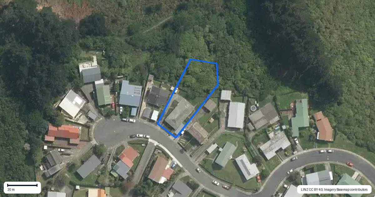 Property context map for 10 Kingsbridge Place, Newlands, Wellington