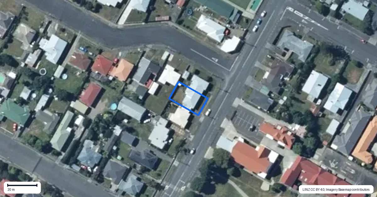 Property context map for 55 Weraroa Road, Levin