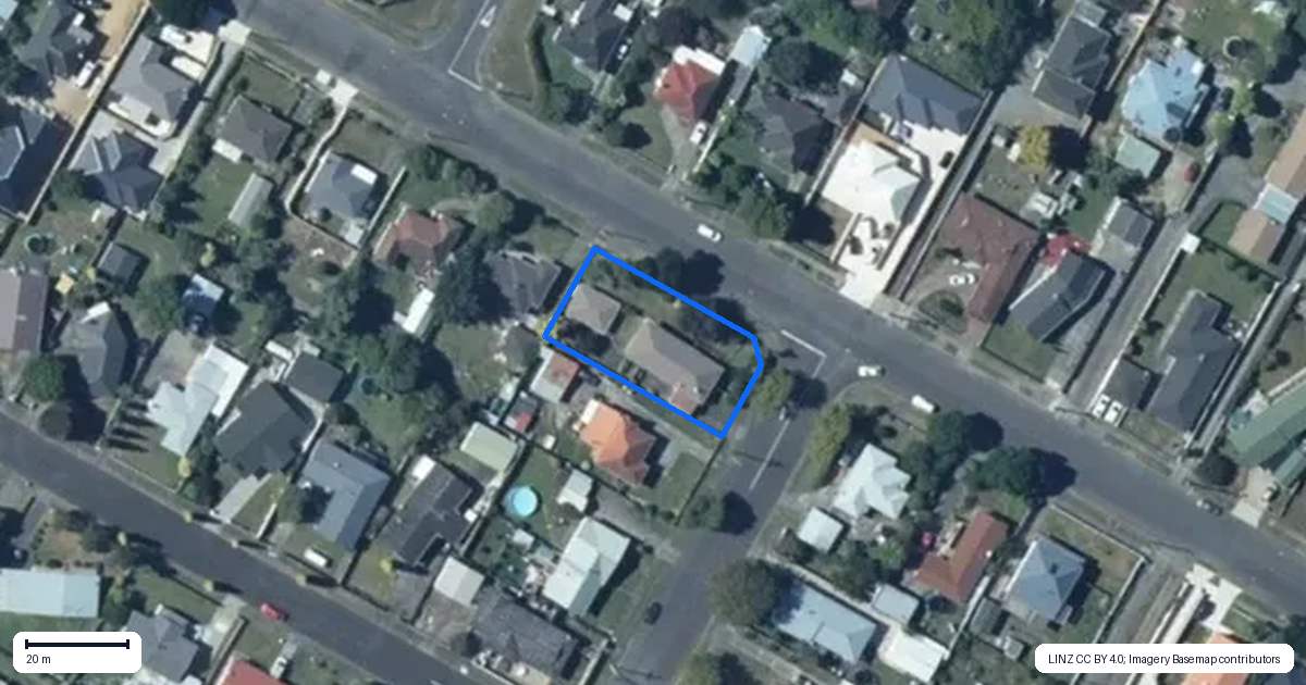 Property context map for 29 Kings Drive, Levin