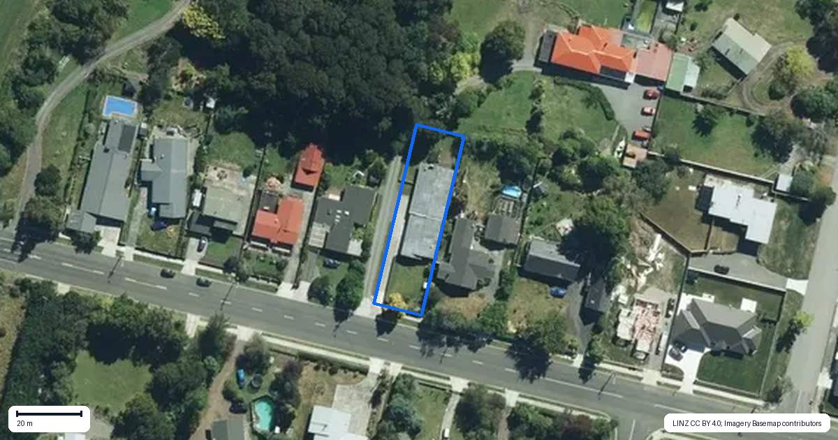 Property context map for 28B Wanganui Road, Marton