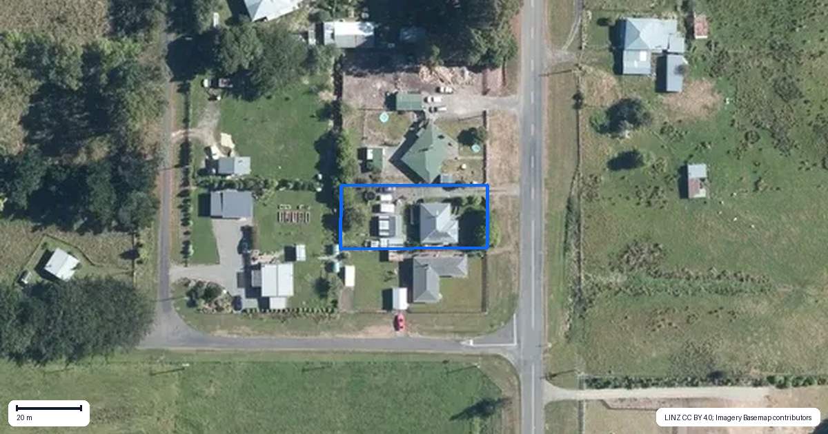 Property context map for 44 High Street, Eketahuna