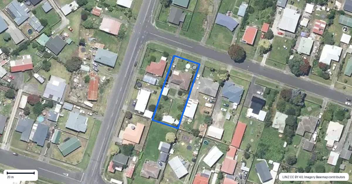 Property context map for 4 Tongariro Street, Castlecliff, Whanganui