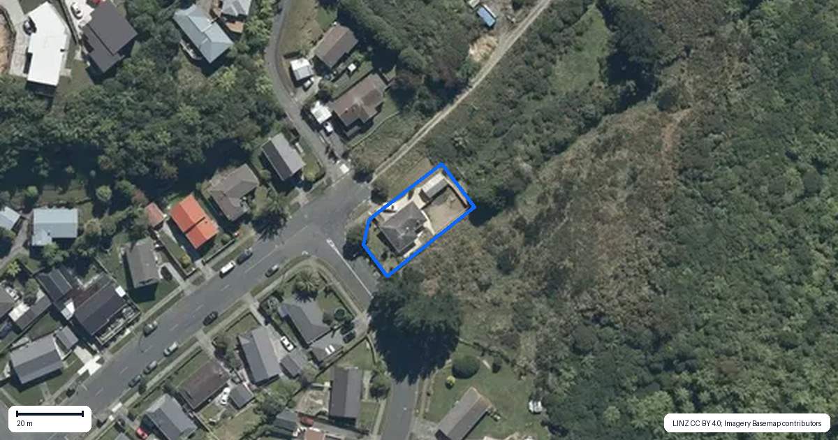 Property context map for 256 Major Drive, Kelson, Lower Hutt