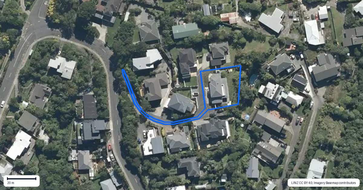 Property context map for 5 St Elizabeth Heights, Normandale, Lower Hutt