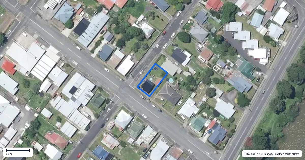 Property context map for 10 Barrack Street, Whanganui