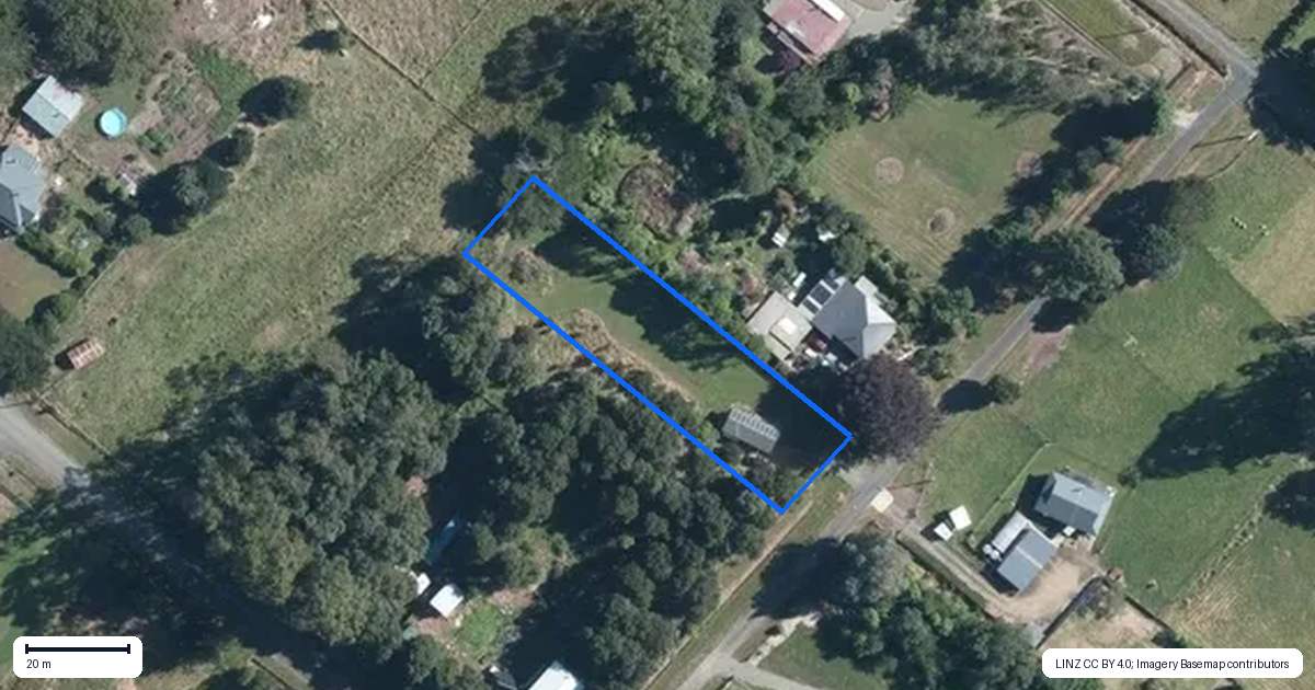 Property context map for 7 Olsen Street, Eketahuna