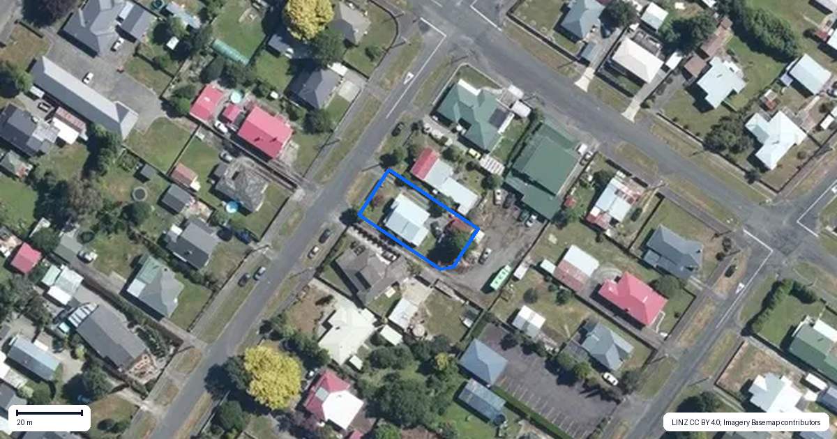 Property context map for 71 Sedcole Street, Pahiatua