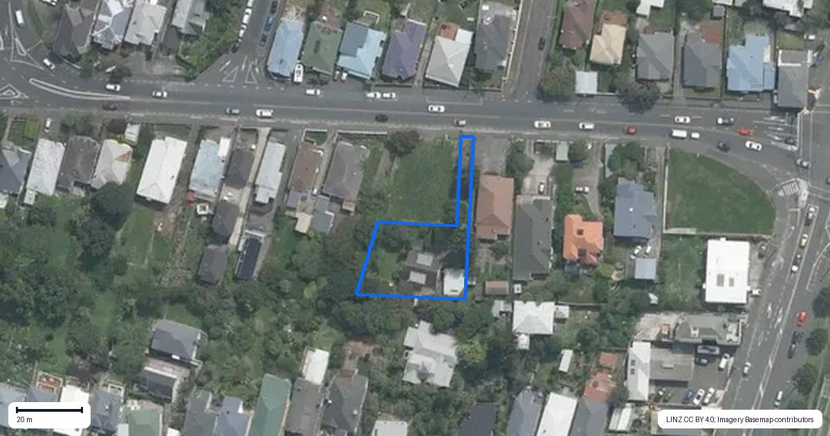 Property context map for 45 Wellington Road, Kilbirnie, Wellington
