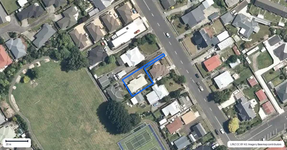 Property context map for 174B Manchester Street, Feilding