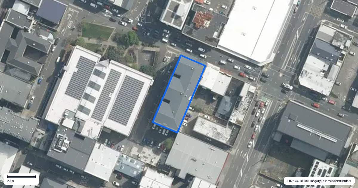 Property context map for 102/115 Vivian Street, Te Aro, Wellington