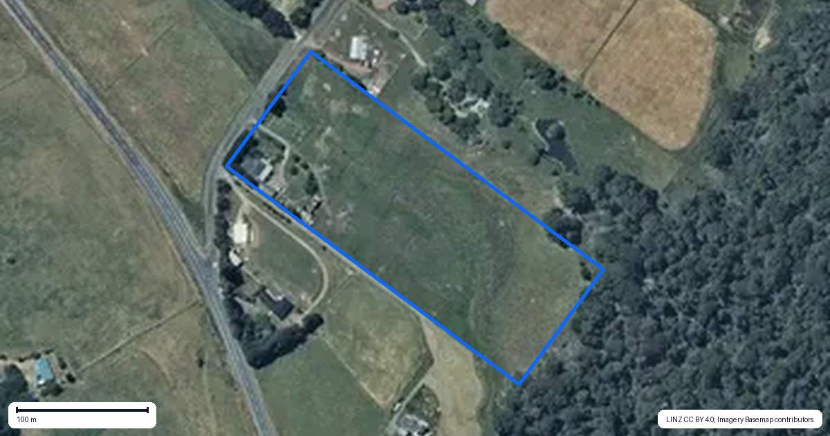 Property context map for 35 Marino Street, Rangataua, Ohakune