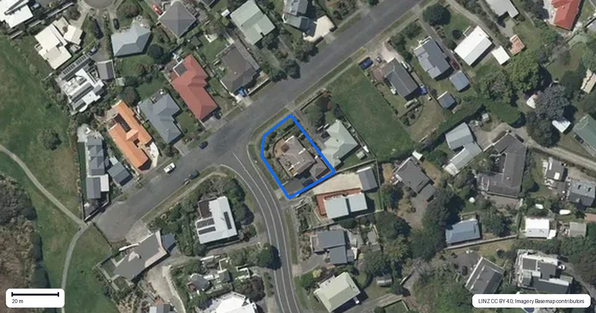 Property context map for 175 Weggery Drive, Waikanae Beach, Waikanae