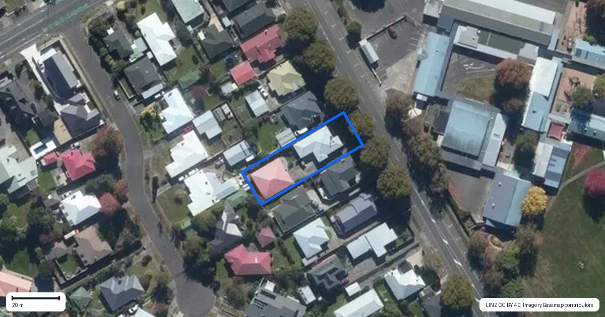 Property context map for 416A Botanical Road, West End, Palmerston North