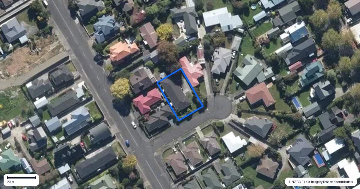 Property context map for 1C Droylsden Place, Palmerston North