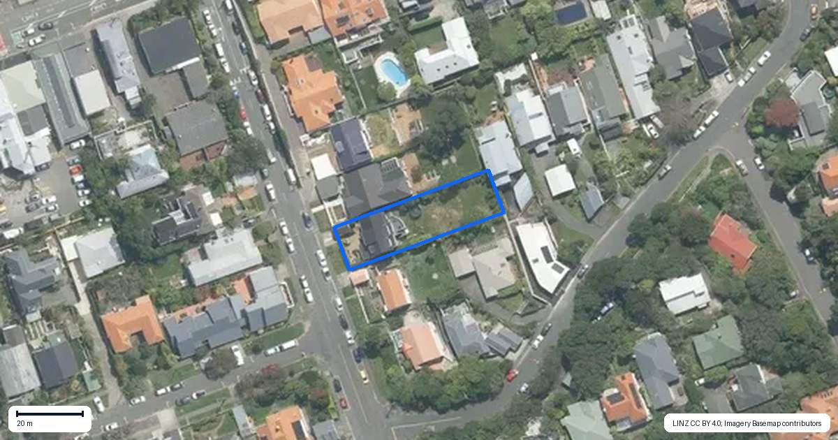 Property context map for 7 Lancaster Street, Karori, Wellington
