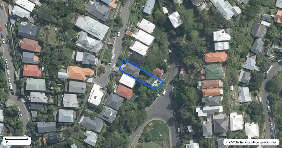 Property context map for 3 Springfield Terrace, Kelburn, Wellington