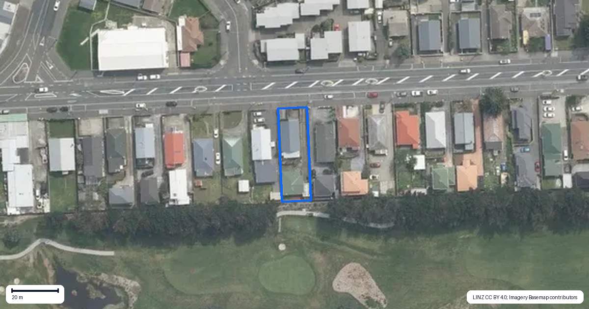 Property context map for 406 Broadway, Miramar, Wellington