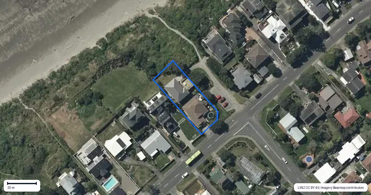 Property context map for 159 Manly Street, Paraparaumu Beach, Paraparaumu