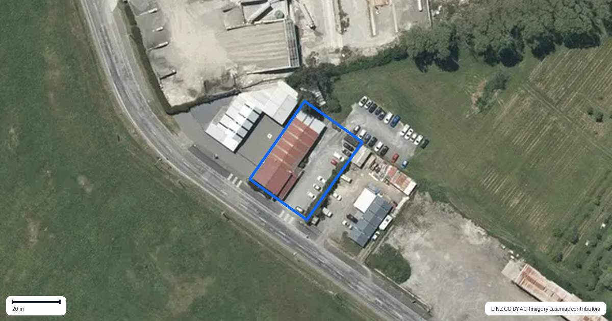 Property context map for 78 Riverbank Road, Otaki