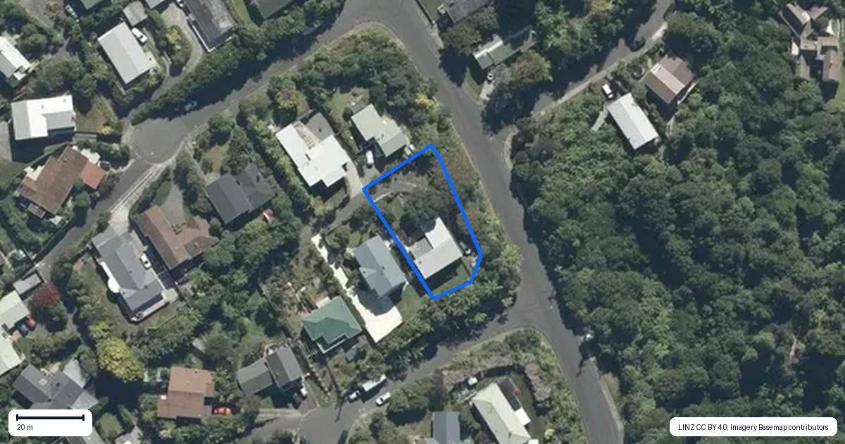 Property context map for 5 Viscount Grove, Kelson, Lower Hutt