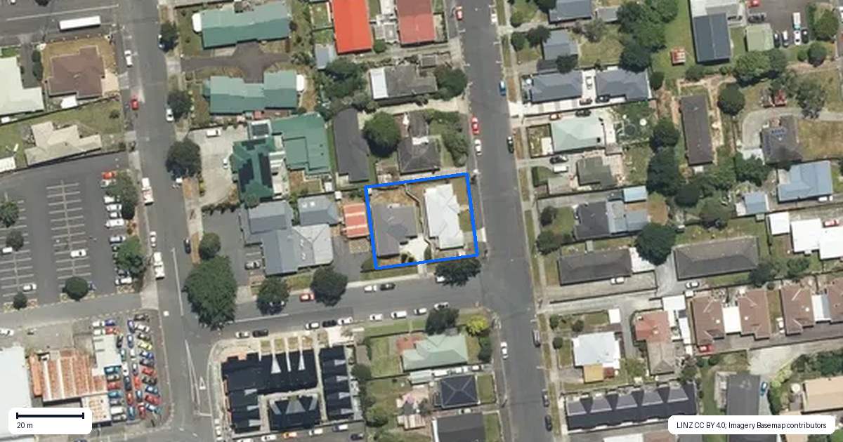 Property context map for 19 Exchange Street, Ebdentown, Upper Hutt