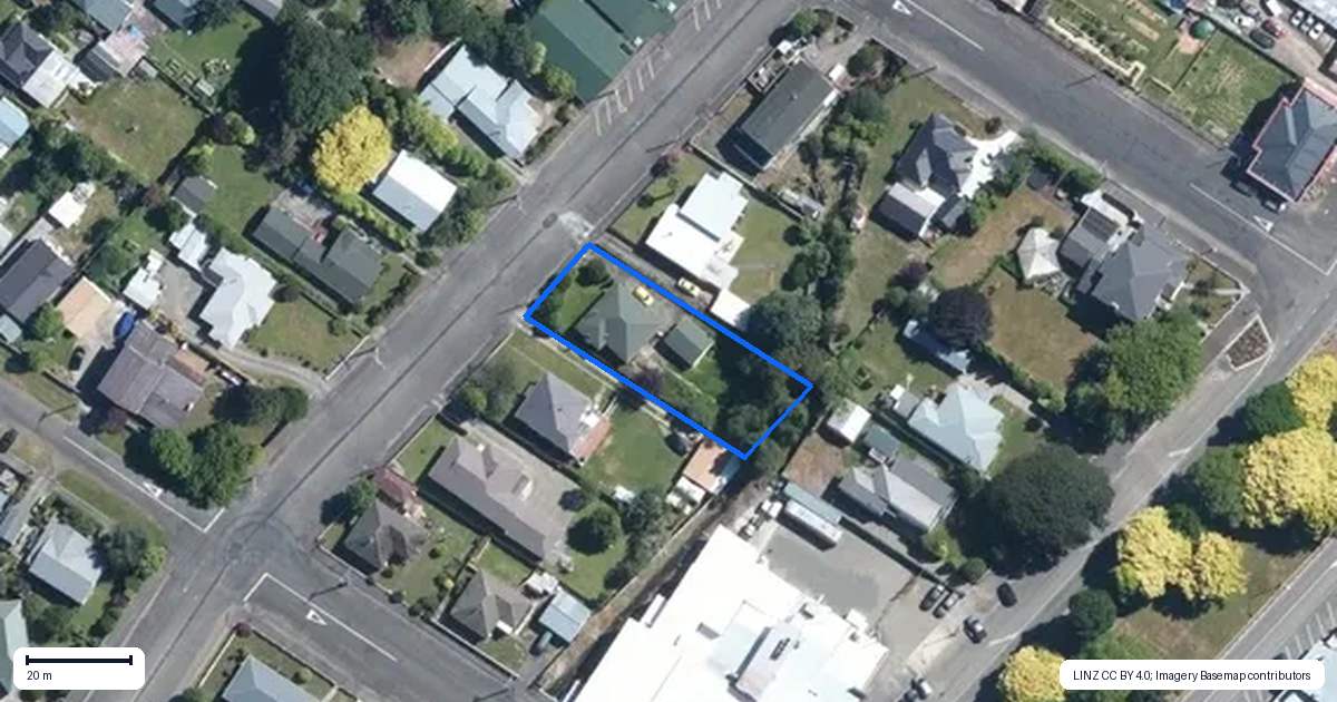 Property context map for 15 Arthur Street, Pahiatua