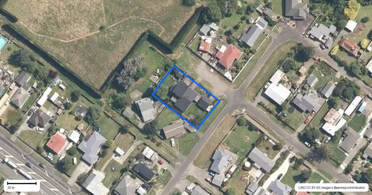 Property context map for 8 Milne Street, Sanson