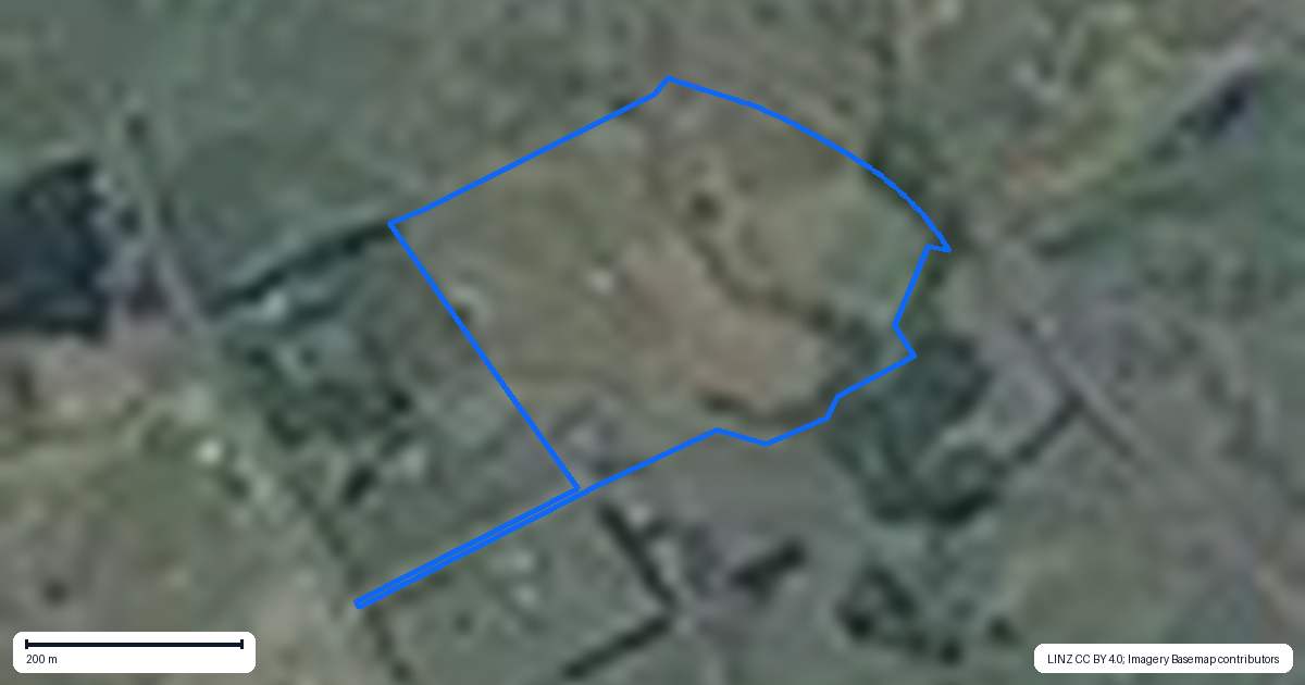 Property context map for 780 Halcombe Road, Halcombe