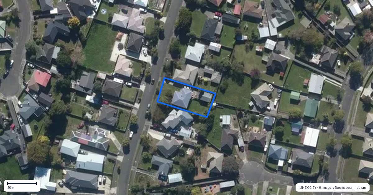 Property context map for 18 Nottingham Avenue, Awapuni, Palmerston North