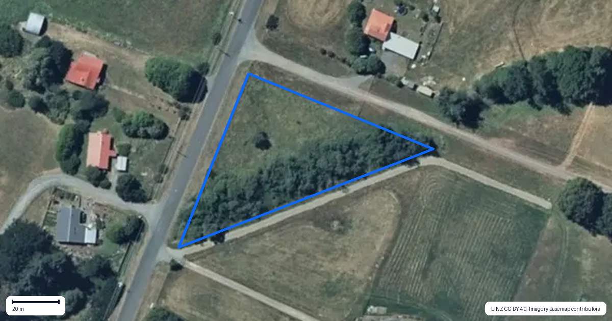 Property context map for 50 Ruapehu Road, Ohakune