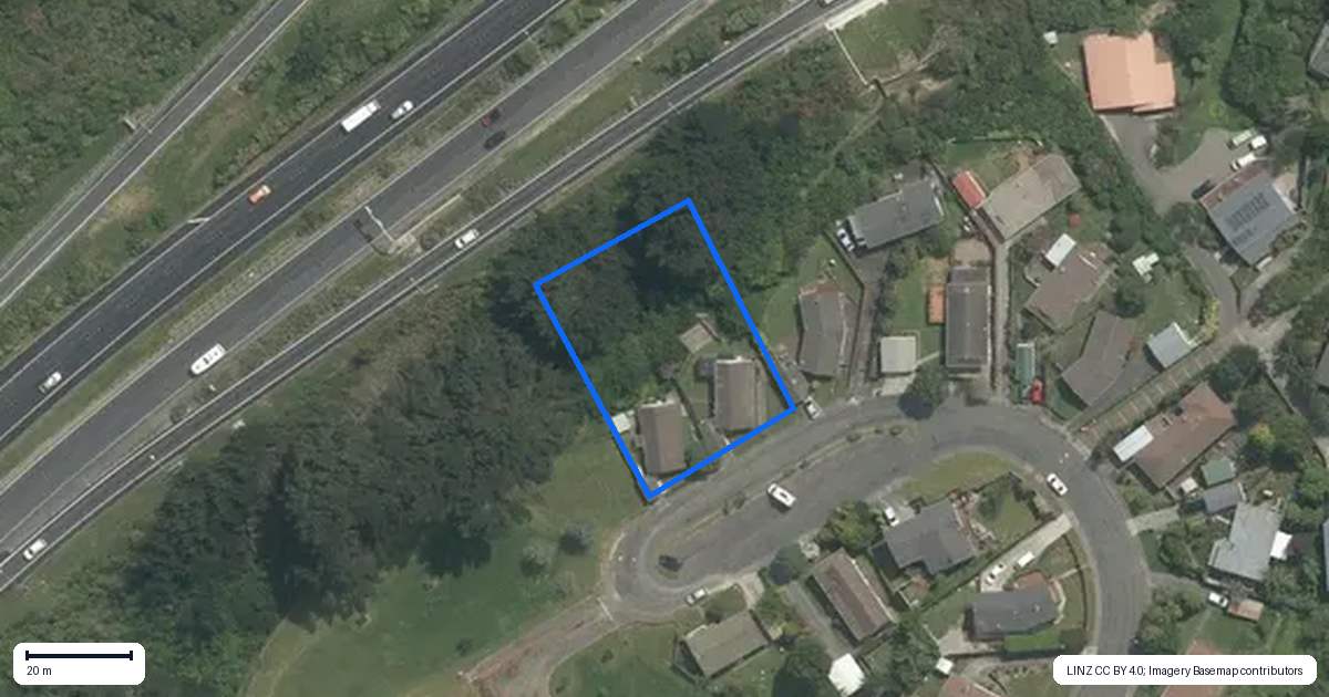 Property context map for 32A Buccaneer Place, Grenada Village, Wellington