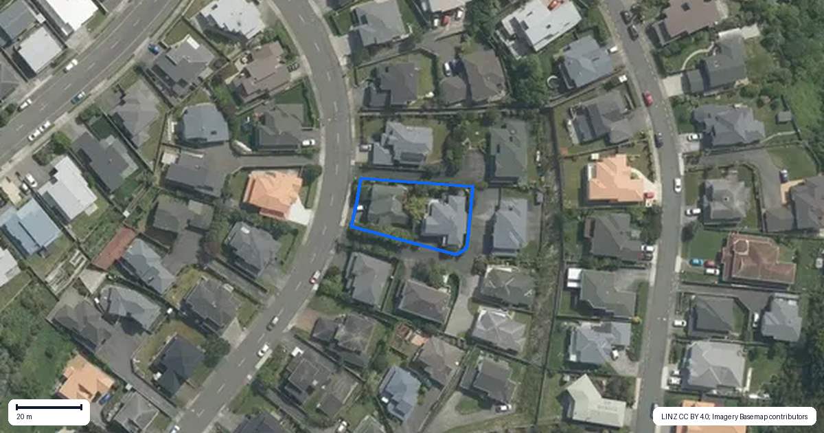 Property context map for 116 Cortina Avenue, Johnsonville, Wellington