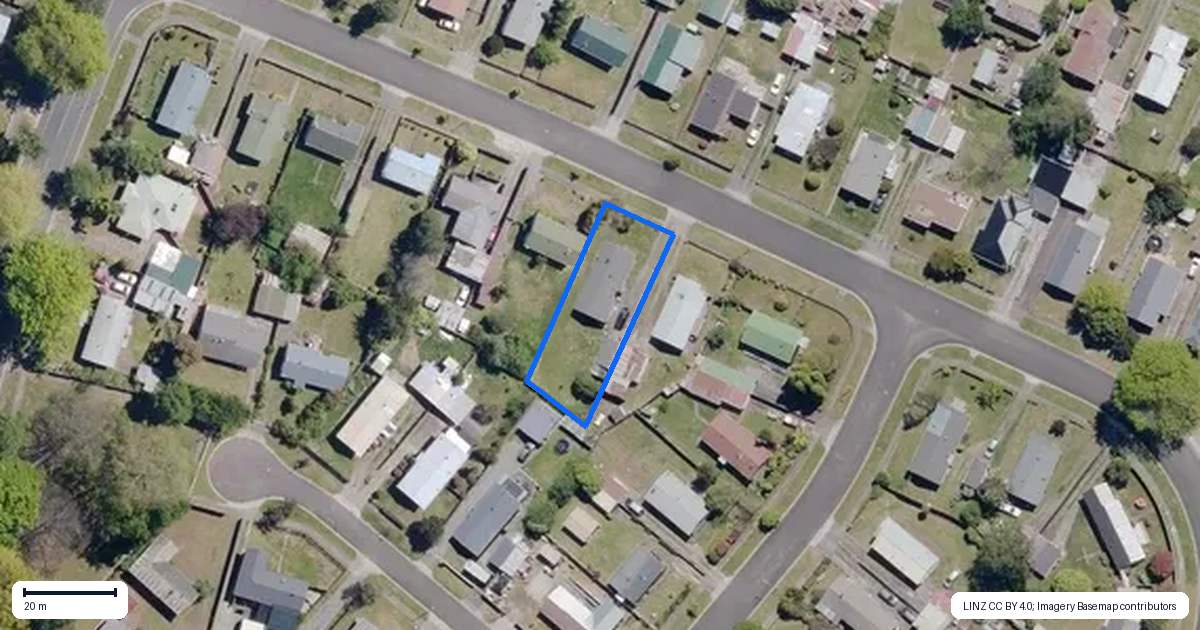 Property context map for 47 Hingaia Street, Turangi