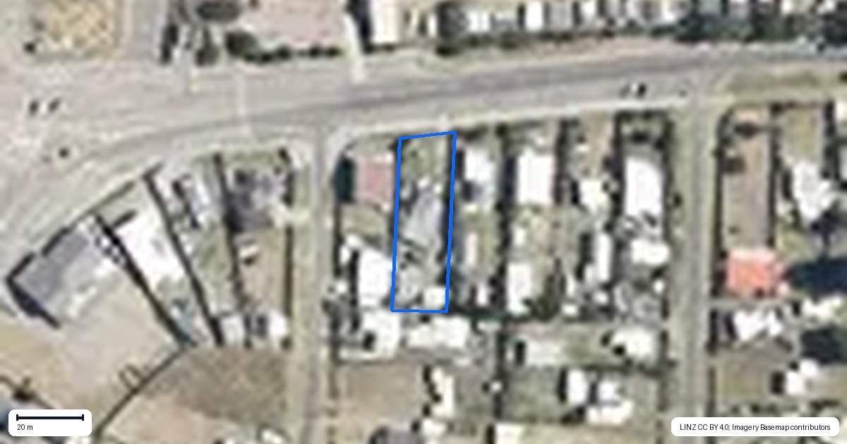 Property context map for 13 Koputara Road, Himatangi Beach