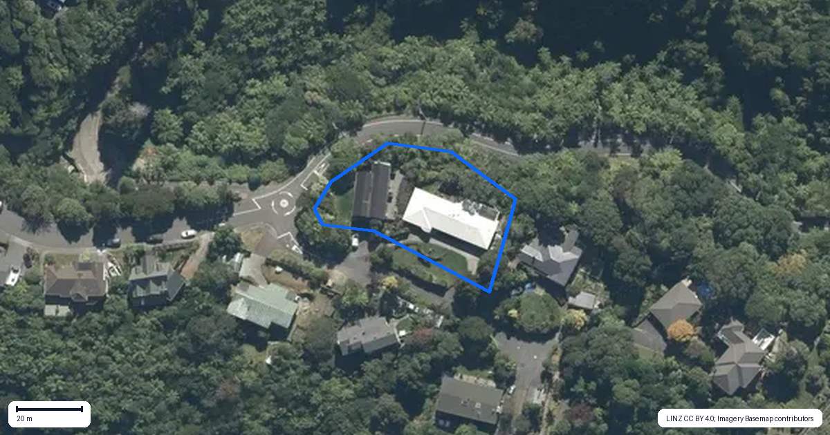 Property context map for 49 Wairere Road, Belmont, Lower Hutt