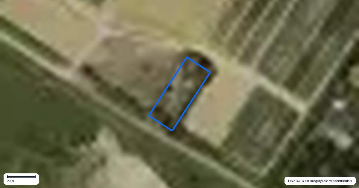 Property context map for 208 Lindsay Road, Levin