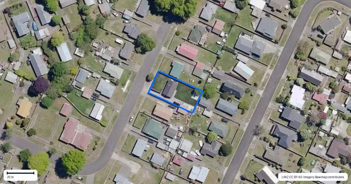 Property context map for 36 Paekiri Street, Turangi