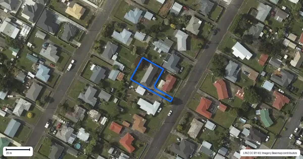 Property context map for 17A Freyberg Street, Levin