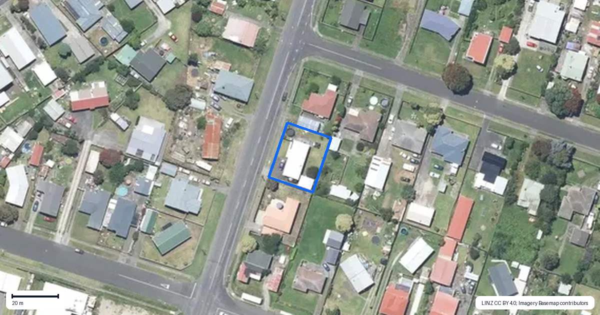 Property context map for 12 Mosston Road, Castlecliff, Whanganui