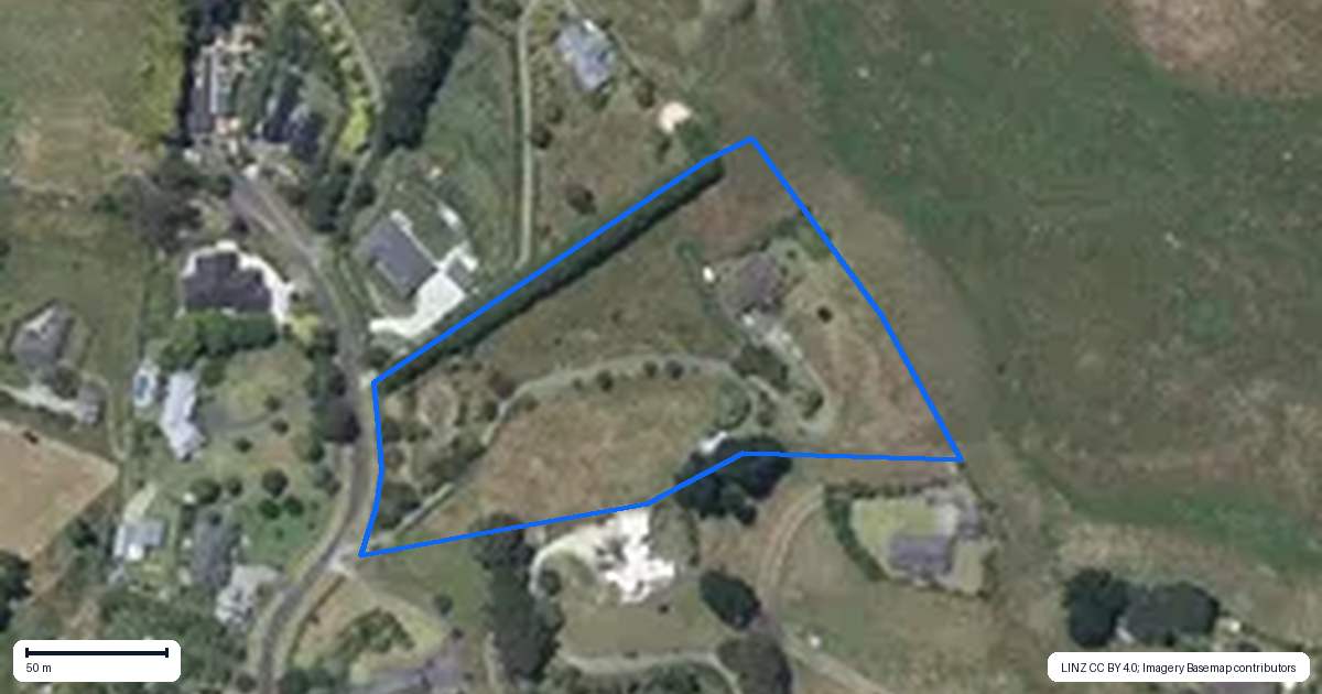 Property context map for 4 Kingston Way, Otamatea, Whanganui