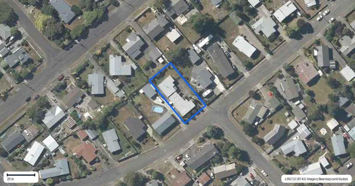 Property context map for 17 Stout Street, Masterton