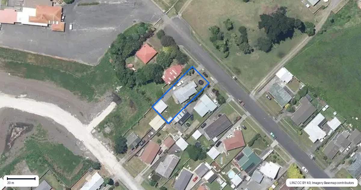 Property context map for 97 Devon Road, Springvale, Whanganui