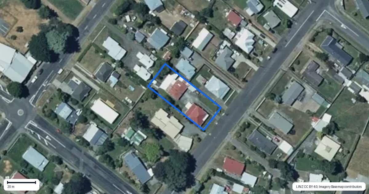 Property context map for 15 Arawa Street, Ohakune