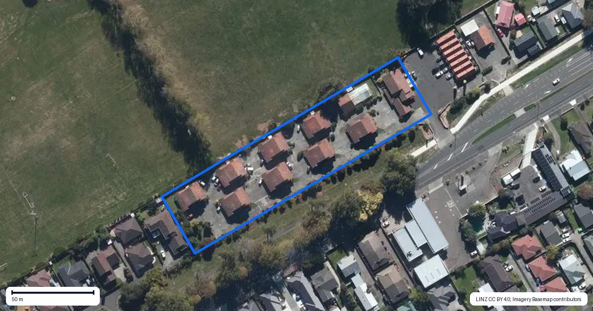Property context map for 665A Pioneer Highway, Highbury, Palmerston North