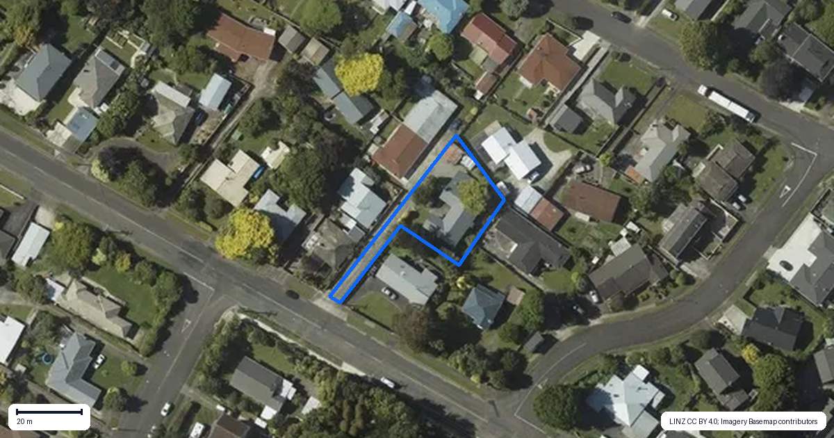 Property context map for 39A MacArthur Street, Levin