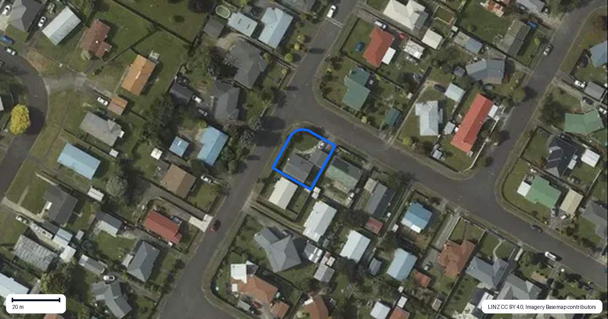 Property context map for 31 Balmoral Street, Levin