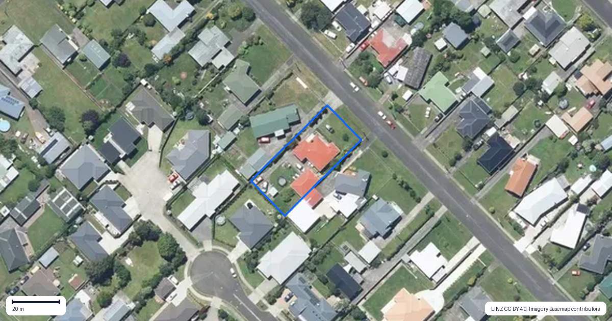 Property context map for 39 Surrey Road, Springvale, Whanganui
