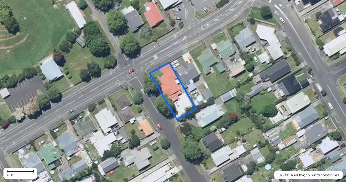 Property context map for 44 Jones Street, Whanganui East, Whanganui
