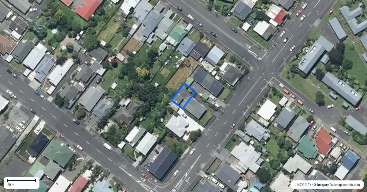 Property context map for 18B Guyton Street, Whanganui